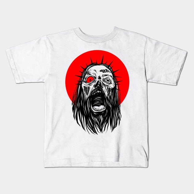zombie jesus. Jesus Zombie. zombie christ day Kids T-Shirt by OccultOmaStore